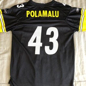 Troy Polamalu Steelers Jersey - Youth Reebok